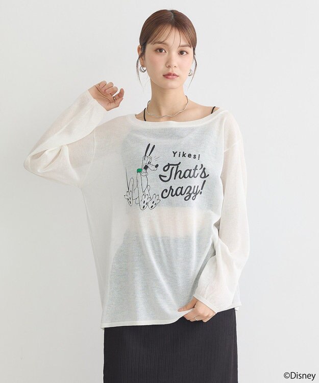 earth music&ecology Ｐｌｕｔｏ／シアーニット Off White