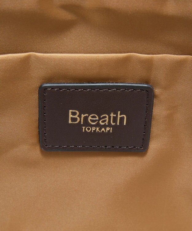 TOPKAPI LEE11月号掲載！【Breath TOPKAPI】撥水 マルチway スクエア A4 トートバッグ / 10ポケット キャメル