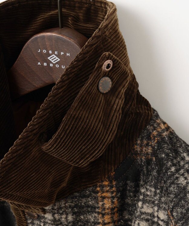 JOSEPH ABBOUD MOUNTAIN 【UNISEX】軽量/中綿 ダブルフェイスブルゾン 黄土色系4