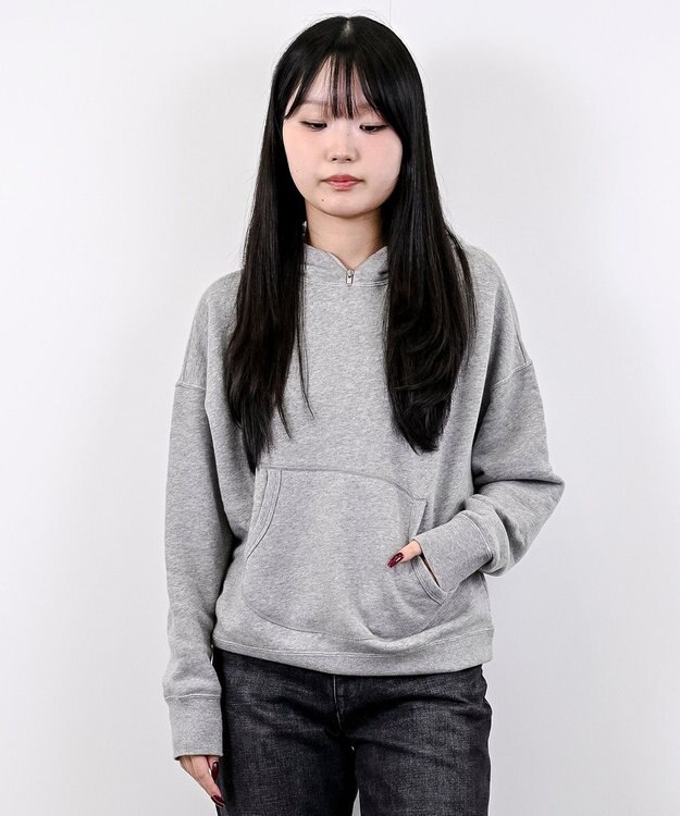 caqu ふわとろフーディー gray