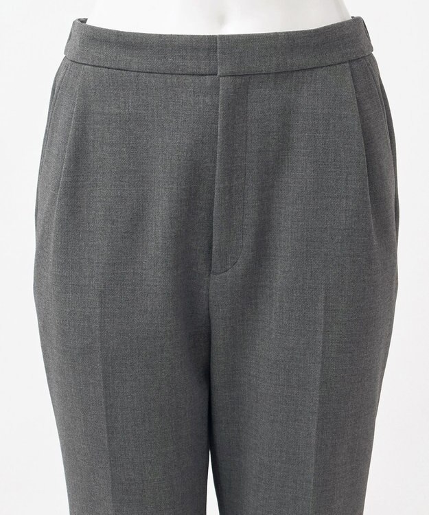 23区 【R(アール)】ダブルクロス テーパードシルエット パンツ グレー系