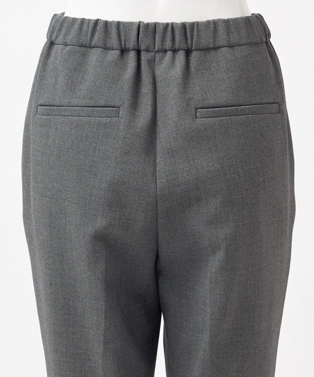 23区 【R(アール)】ダブルクロス テーパードシルエット パンツ グレー系