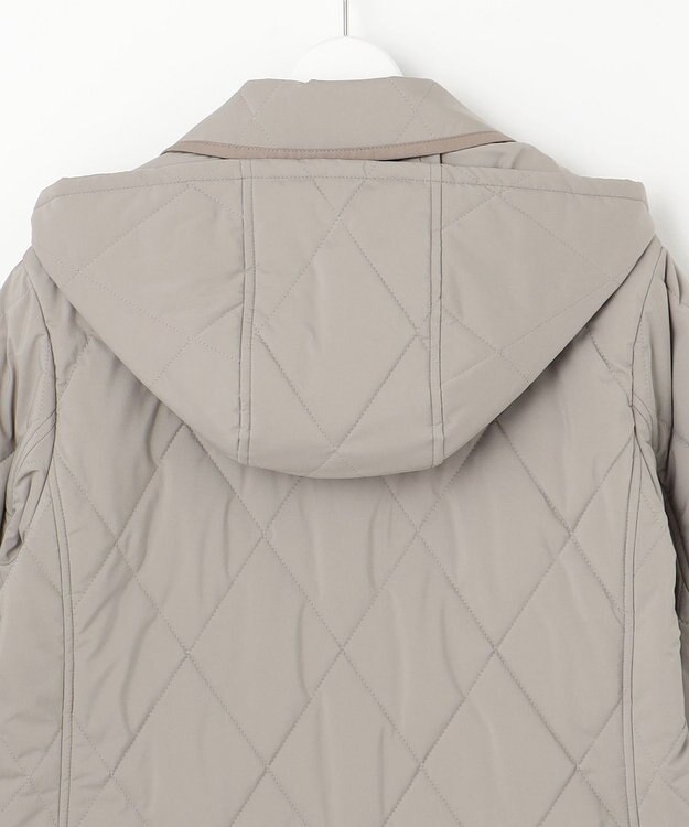 J.PRESS LADIES 【洗える・撥水】プレミアムBasicキルティング ショート コート モカベージュ系