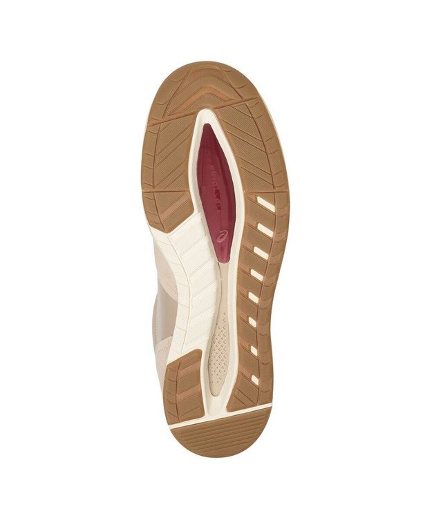 ASICS WALKING ペダラ ライドウォーク 2 レディース 2E グレーベージュ×グレーベージュ(起毛)