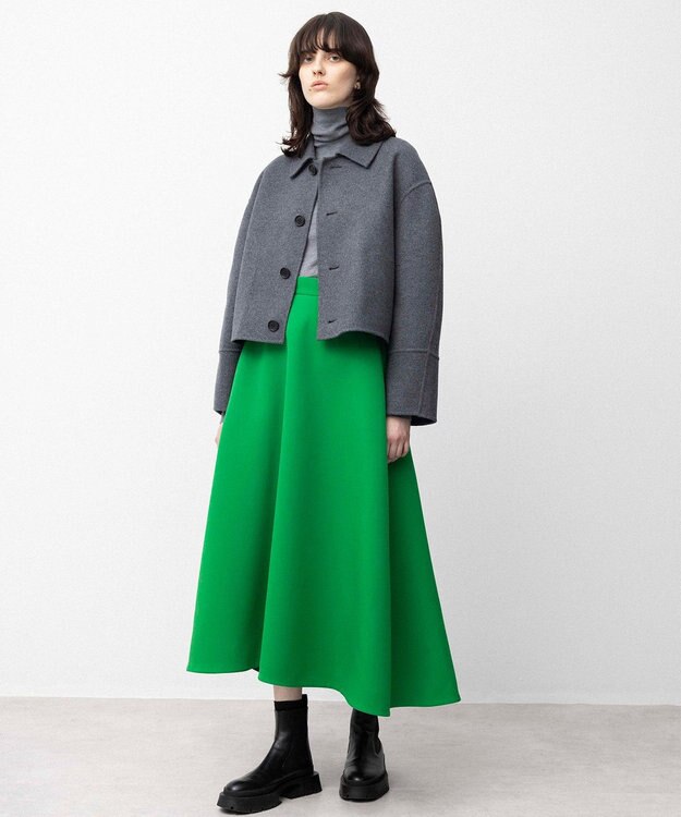 NAVE 【Nave】リュクスウール タートルネック ニット ライトグレー系