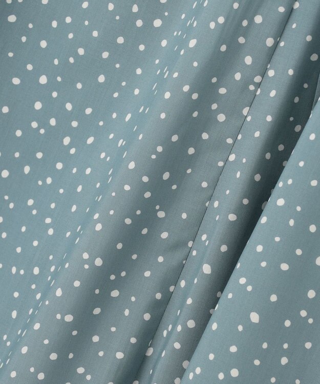 J.PRESS LADIES S 【洗える・イージーケア】スパンローンランダムドット スカート スモーキーグリーン系5