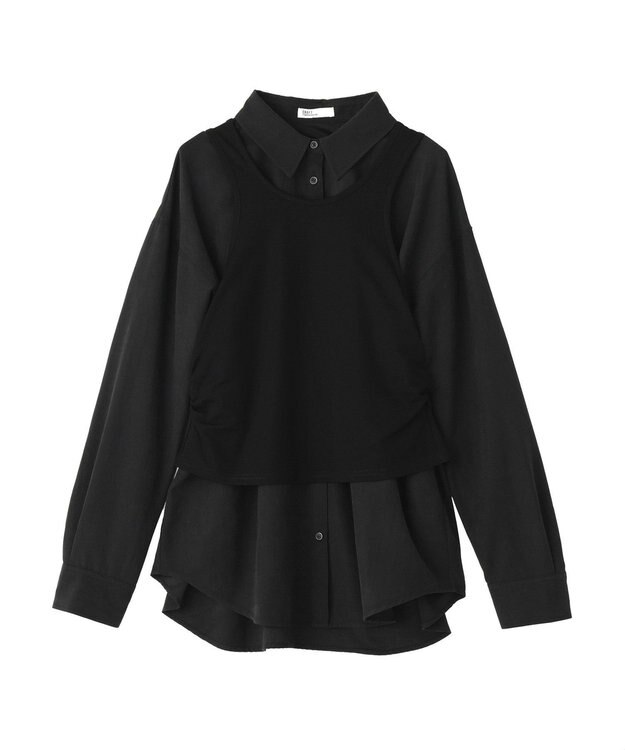 CRAFT STANDARD BOUTIQUE 2点セット/レイヤードタンクトップシャツ Black