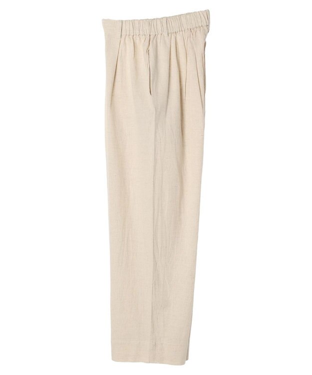 earth music&ecology 綿麻キャンブリッククロップドパンツ Beige