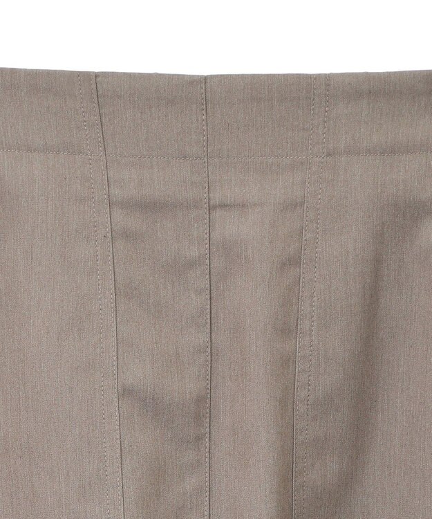 Green Parks きれいシルエットＡラインスカート Gray Beige