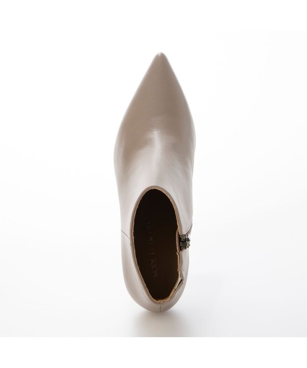 MODE ET JACOMO <MODE ET JACOMO>ポインテッドトゥアンクルブーツ ライトグレー