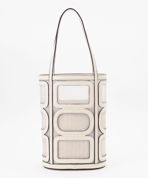 23区 【STORY7月号掲載】ORSETTE チュール トートバッグ ホワイト系