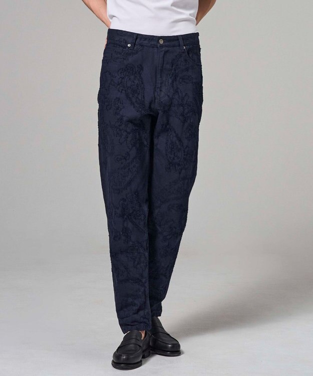 JOSEPH HOMME 【HIGH GRADE LINE】ワラカットエンブロイダリー / DUKE　 ネイビー系5