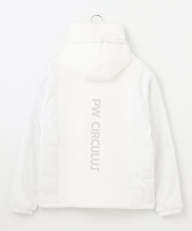 PW CIRCULUS 【MEN】中綿コンビデタッチャブルフーディ ホワイト系