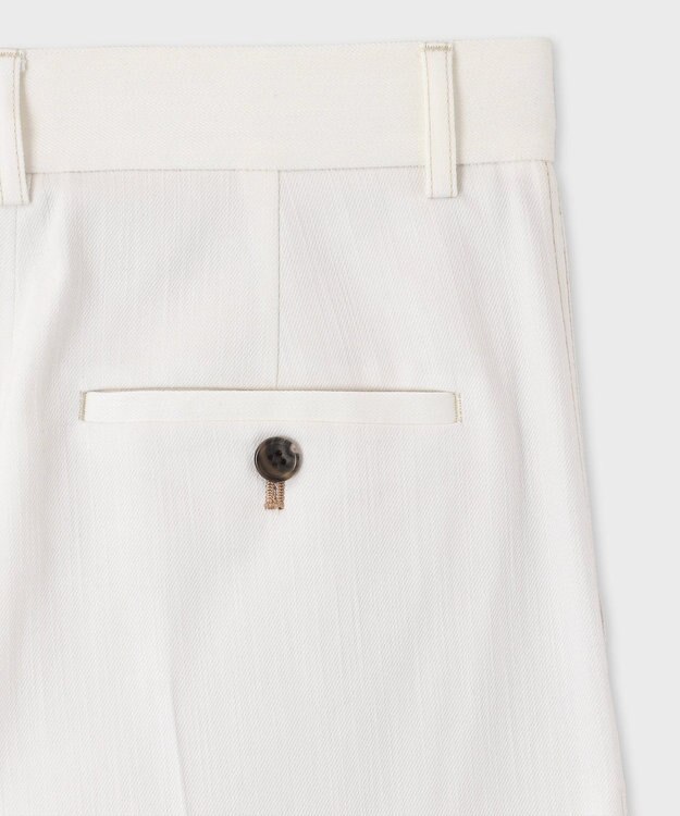 Paul Smith 【洗える】ワイド タック パンツ オフホワイト