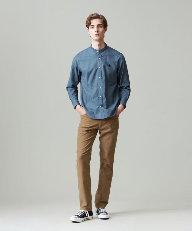 J.PRESS MEN ハイパワーストレッチ 5ポケットパンツ ベージュ系