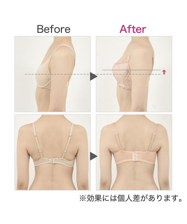 BRADELIS New York 【BRADELIS New York / 育乳STEP3 持ち上げる】ヴィオラステップ3ブラ24S1 ライトベージュ