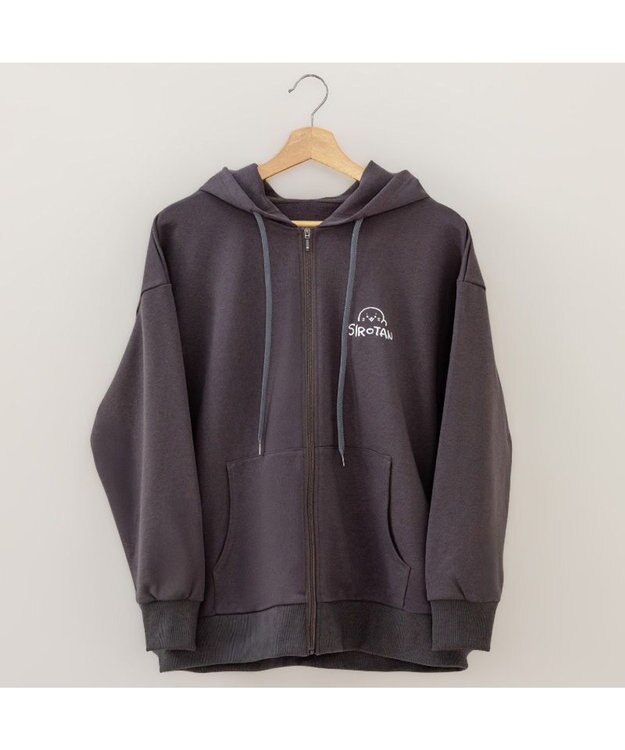 Mother garden しろたん  ジップパーカー 《くるま》 ユニセックス ダークブラウン