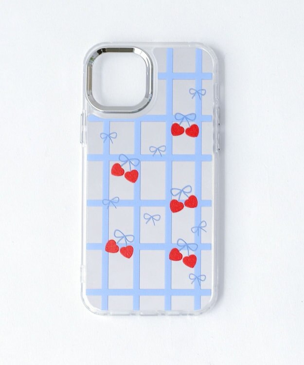 WEGO ミラーチェリーチェックiphoneケース 柄1