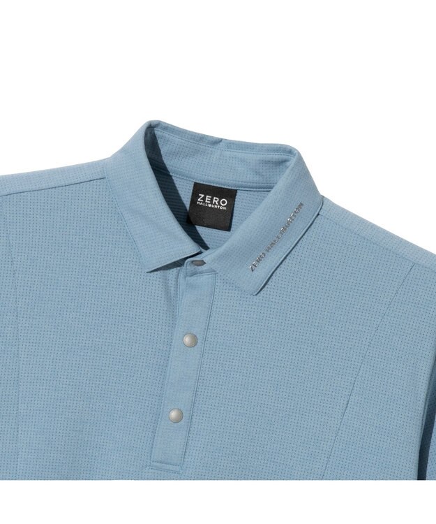 ZERO HALLIBURTON 通気性抜群 コンフォートポロシャツ ZHG-M6S7c 85193 ライトブルー