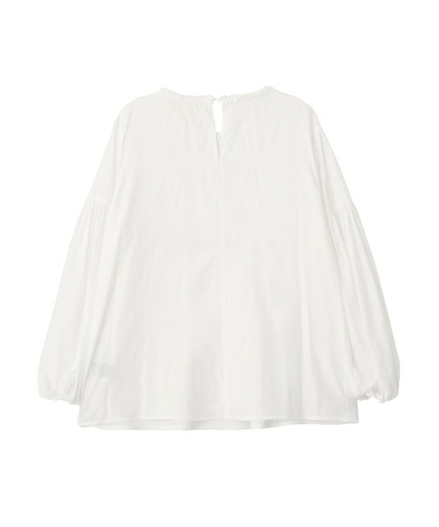 YECCA VECCA ブレードトリミングブラウス White