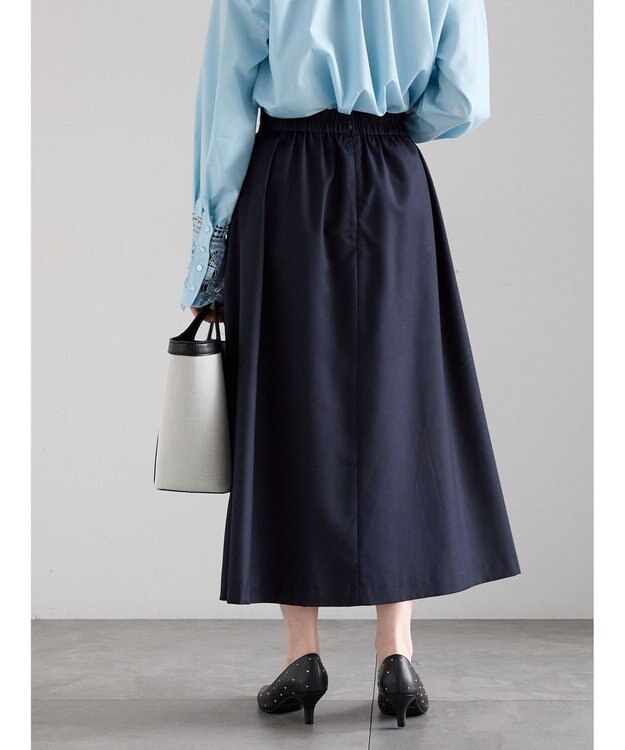 Te chichi アシメタックフレアスカート ネイビー