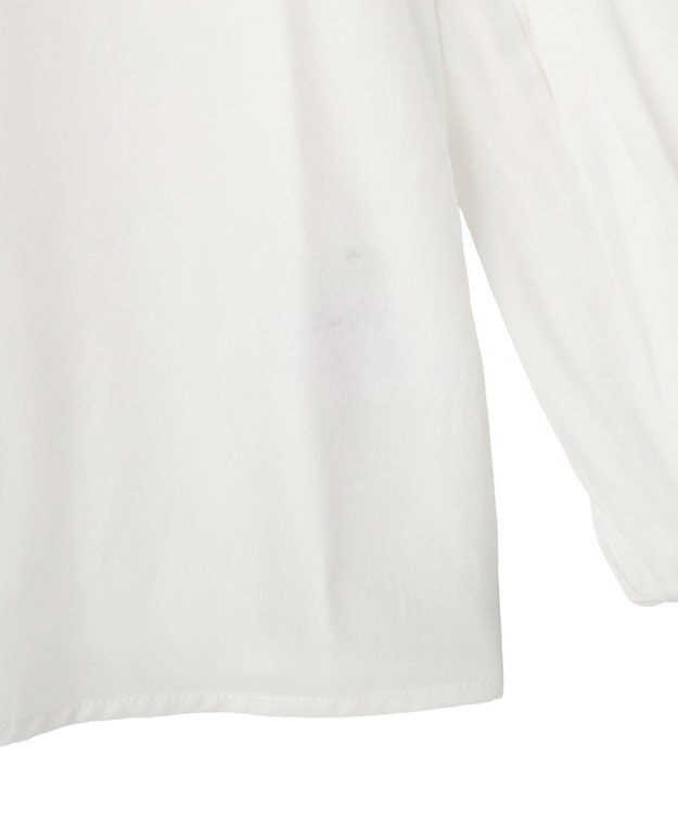 YECCA VECCA ブレードトリミングブラウス White