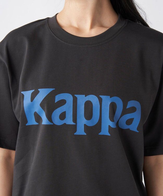 OP／FILA 【Kappa】ブランドロゴ Tシャツ ブラック