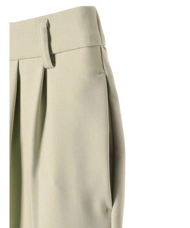 YECCA VECCA タックテーパードパンツ② Black