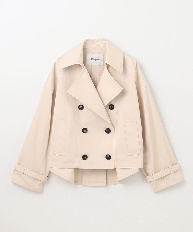 GRACE CONTINENTAL ドルマントレンチジャケット ベージュ