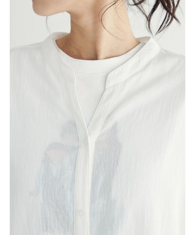 CRAFT STANDARD BOUTIQUE ジョーゼットワンピース Off White