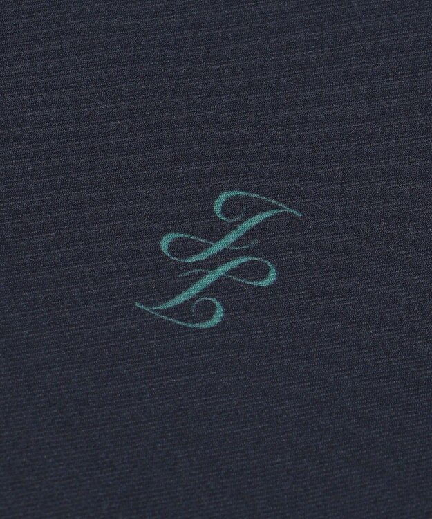 自由区 ロゴダイヤ スカーフ ネイビー×ミントグリーン