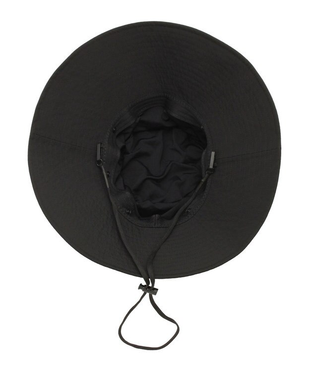 MOONBAT 【遮光100％/UVカット100％】フワクール (Fuwacool)  日差しを完全遮断サファリハット　遮光100　UV100 ブラック