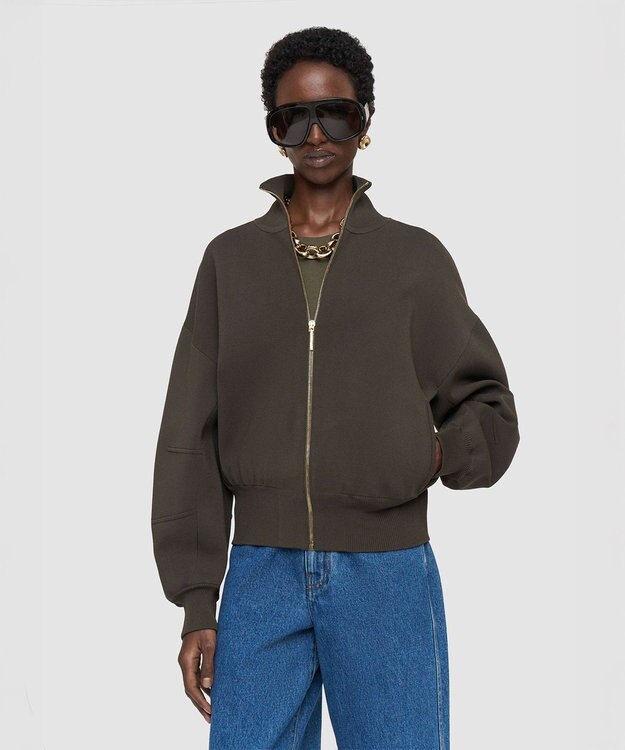 JOSEPH コンパクトミラノ　ボンバージャケット Palm Leaf