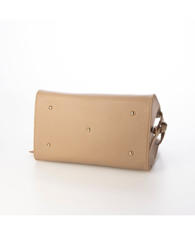 UNBILLION ペルケ perche / 牛革スクエア2way手提げ オーク