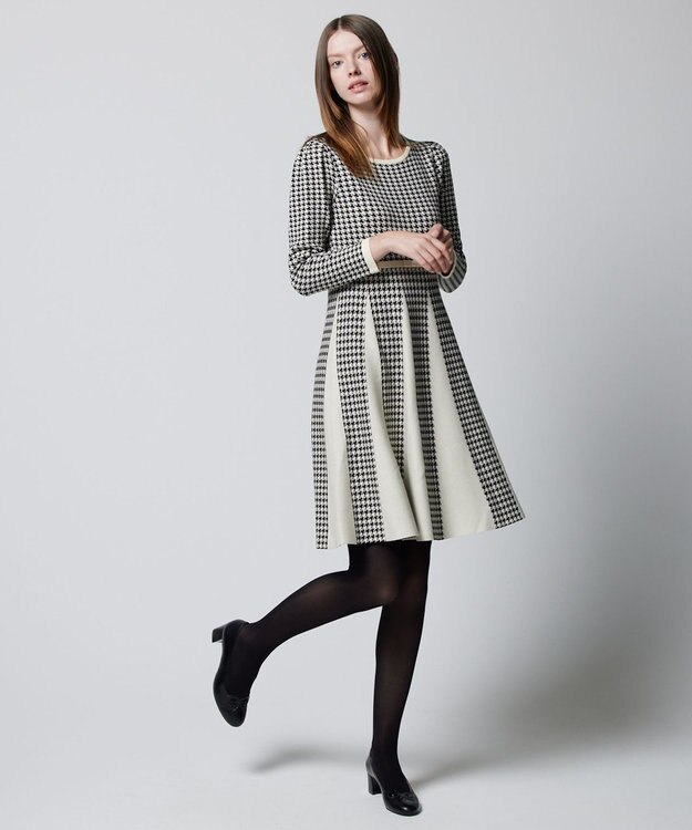 TOCCA 【WEB限定】BOAD GAME ニットドレス [WEB限定]千鳥柄系