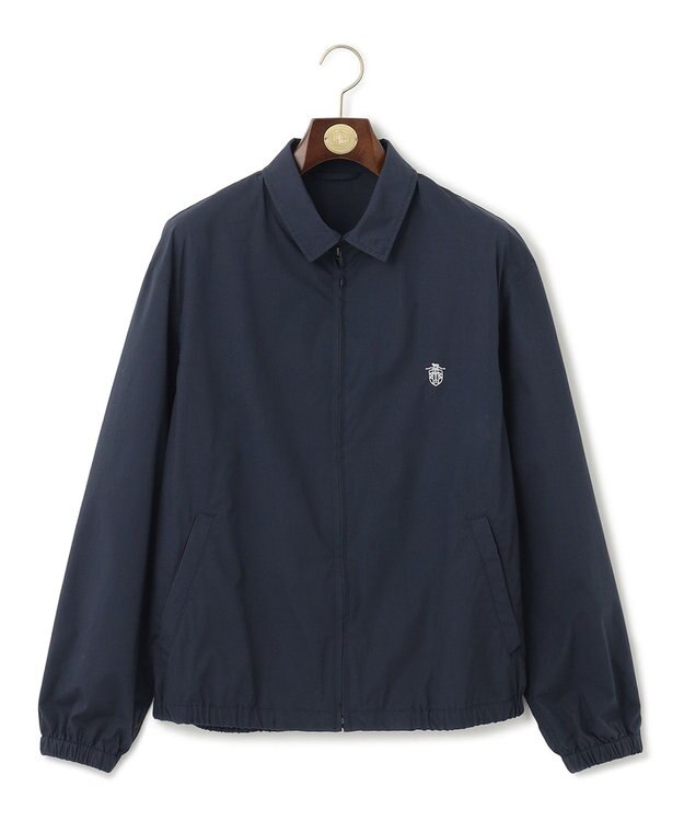J.PRESS MEN TCポプリン ジップアップ デッキブルゾン ネイビー系