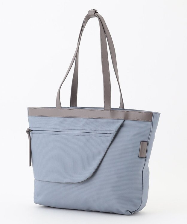 Y'SACCS コーデュロイライクナイロントート ブルー