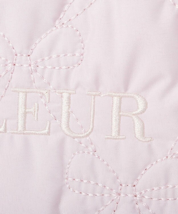 Maison de FLEUR ギャザーハンドルリボンキルティングトート Pink