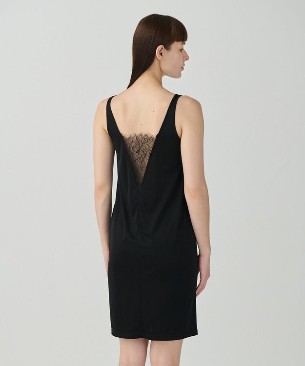 GRACE CONTINENTAL トリアセインナーキャミワンピース ブラック