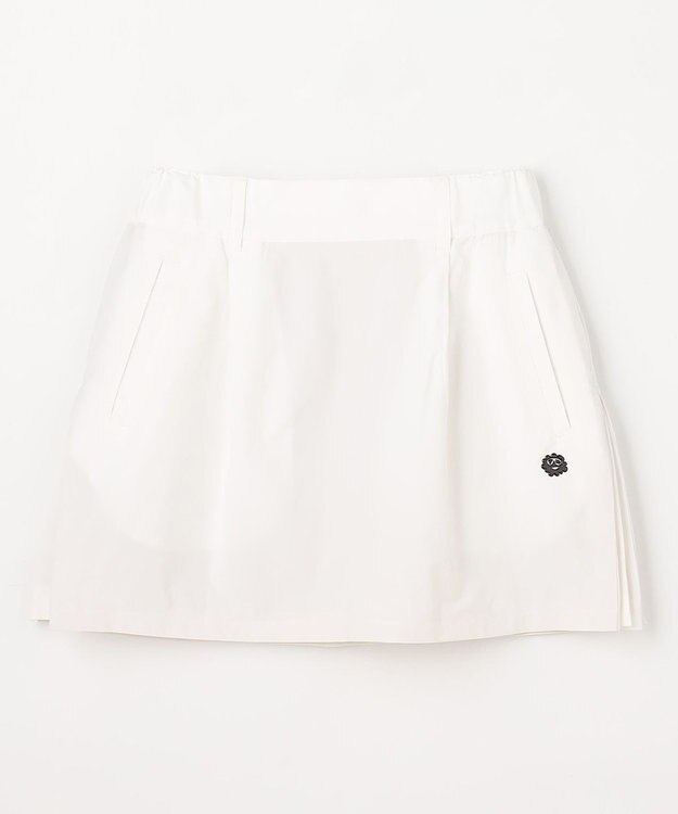 PW CIRCULUS 【WOMEN】ボックスプリーツスカート ゴルフウェア レディース ホワイト系
