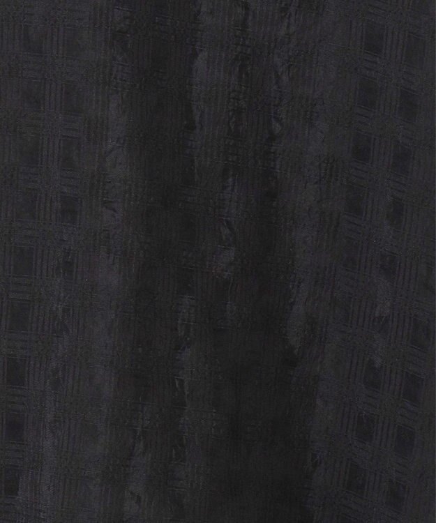 UNFILO ライトシアー クロップドシャツ モノトーンチェック