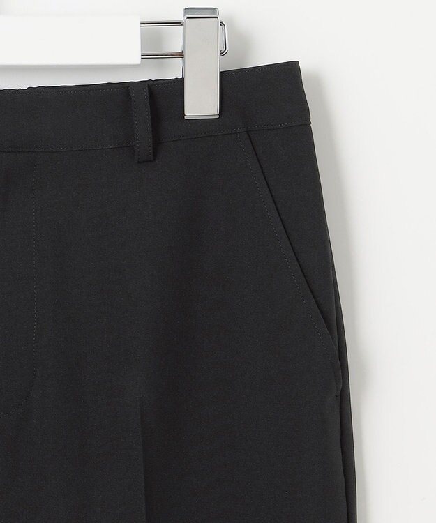 J.PRESS LADIES L 【セットアップ対応・洗える】DRYウーステッド テーパード パンツ ブラック系