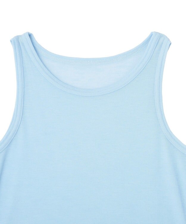 earth music&ecology 【SET】シアーフライスレイヤードタンクトップ Light Blue