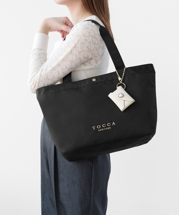 TOCCA 【chayさん着用・3/22(日)までの完全受注生産】PIECE OF MY ESSENCE カスタマイズ バッグ  バッグ×チャームの組み合わせ！16種類 ブラック×ラブレター