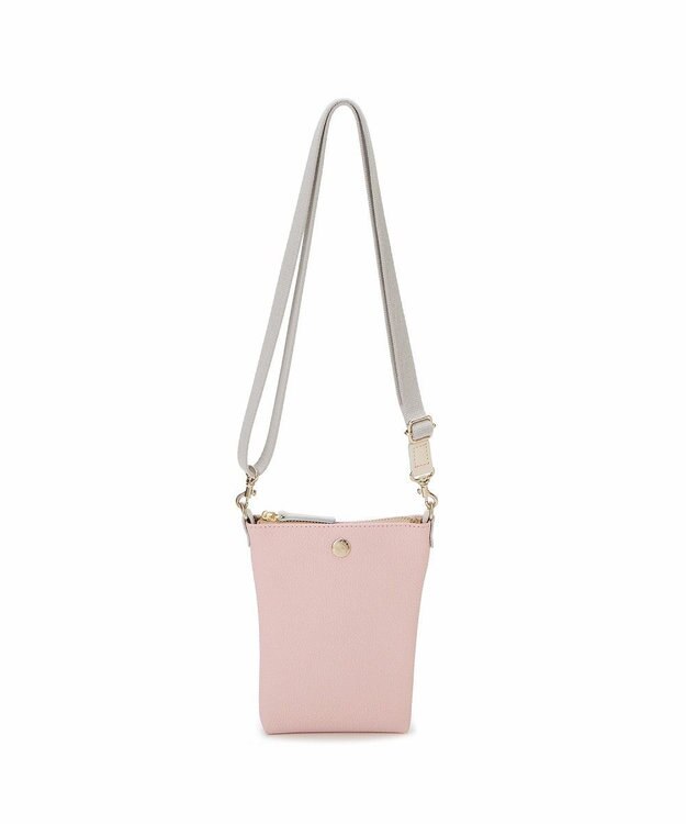 TOPKAPI 【Breath TOPKAPI】SCOTCH GRAIN スコッチグレイン ネオレザー サコッシュ スマホ ショルダーバッグ ピンク