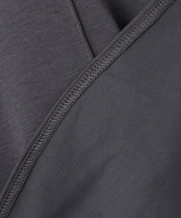 組曲 L バックフレアロングＴシャツ グレー系