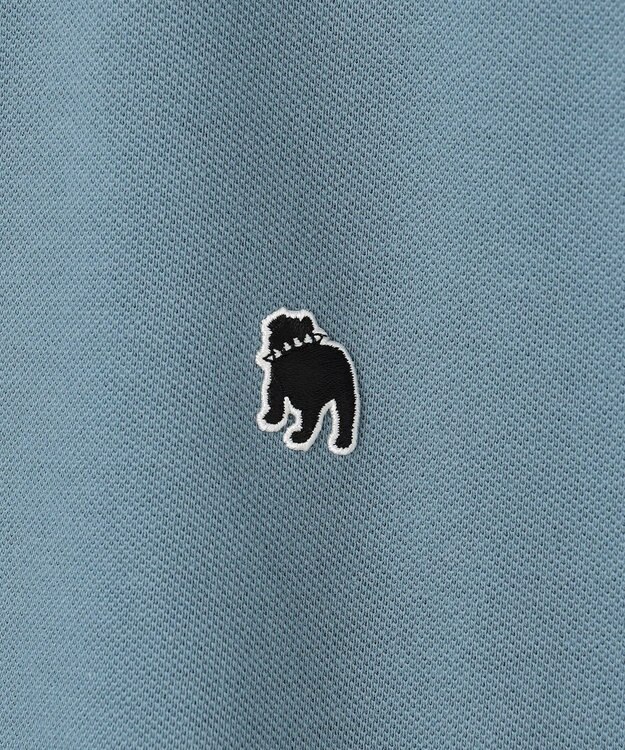 J.PRESS MEN 気品と愛嬌のバランスが抜群！【J.PRESS人気NO1ポロシャツ】 バックブルカノコレジメン ポロシャツ サックスブルー系