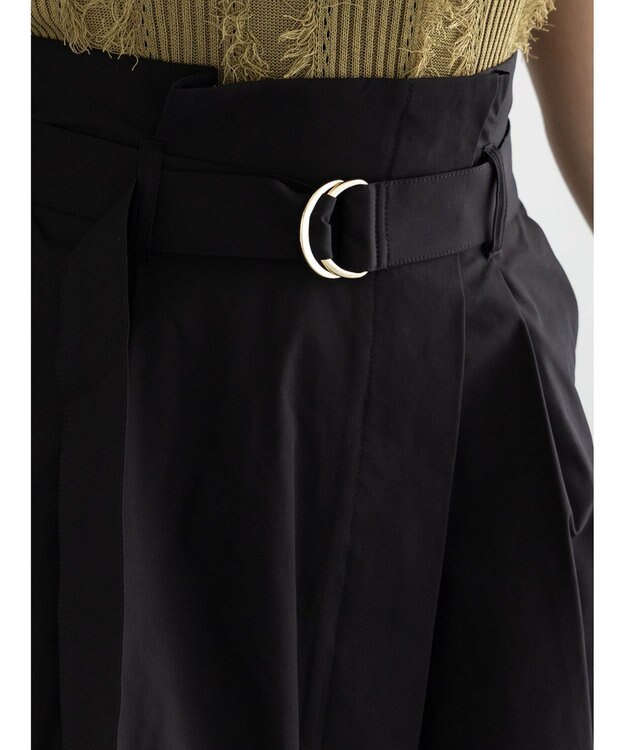 Te chichi カーゴフレアスカート ブラック