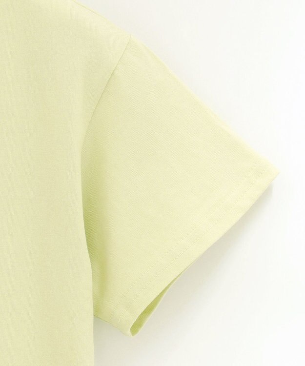 ANY KIDS ミラクルスパンコール 半袖 Tシャツ ライム×クレープ