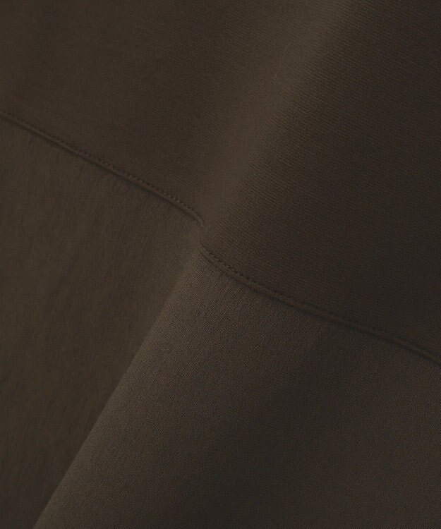 AMERICAN HOLIC Vネック裾異素材ポンチプルオーバー Brown